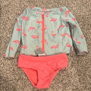 Baby Gap Flamingo Print Swim Set - 18-24M
